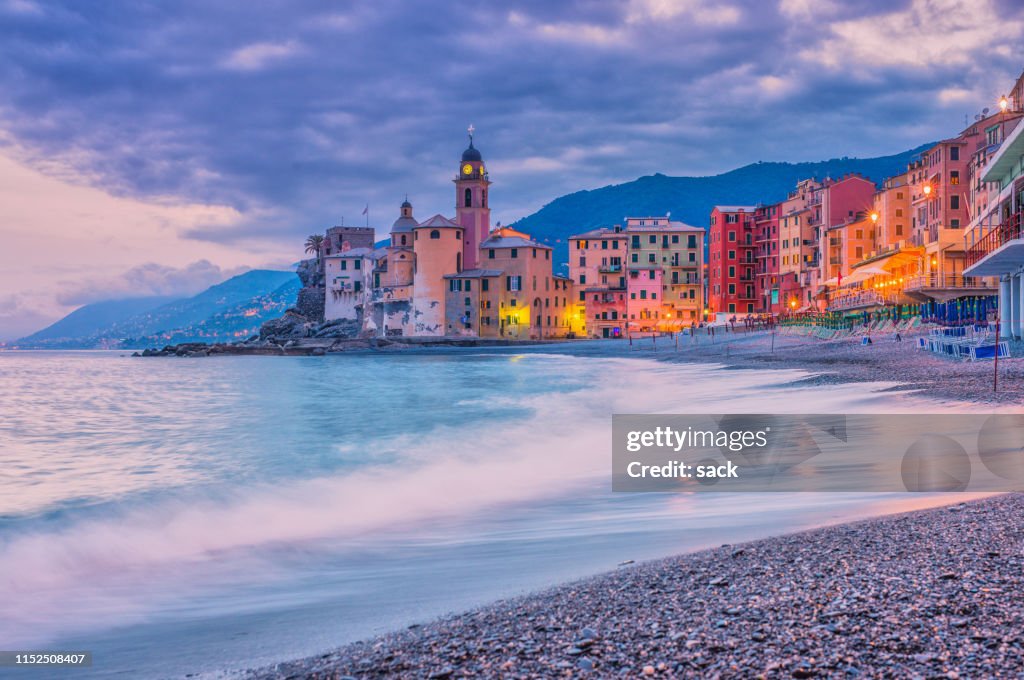 Camogli at dusk