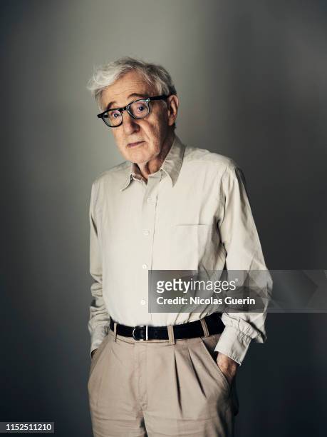 Filmmaker Woody Allen poses for a portrait on June, 2019 in Paris, France.