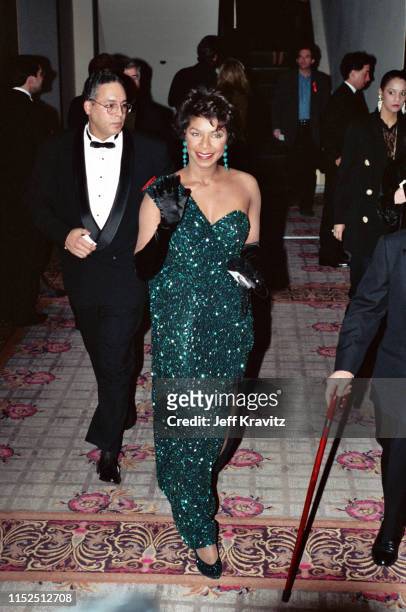 Natalie Cole at The 1993 Rock And Roll Hall of Fame at The Century Plaza on January 12th, 1993 in Los Angeles, CA.