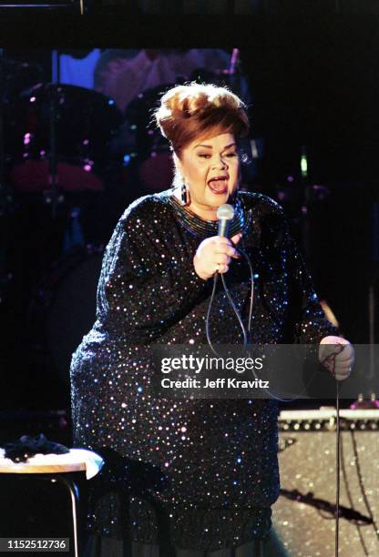 Etta James at The 1993 Rock And Roll Hall of Fame at The Century Plaza on January 12th, 1993 in Los Angeles, CA.