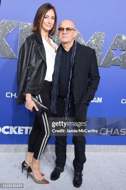 Heather Lynn Hodgins Kidd and Bernie Taupin attends the "Rocketman" New York Premiere at Alice Tully Hall on May 29, 2019 in New York City.