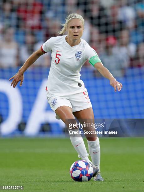 Steph Houghton of England Women during the World Cup Women match between Norway v England at the Stade Oceane on June 27, 2019 in Le Havre France