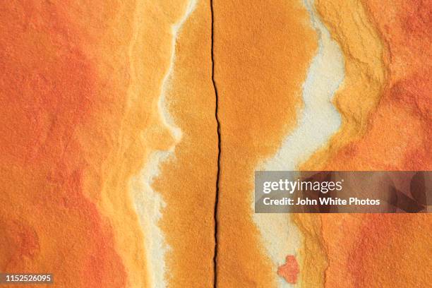 sandstone rock. gantheaume point. broome. - sandstone stock pictures, royalty-free photos & images