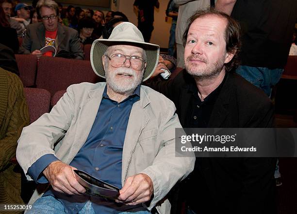 Animators Dan McLaughlin and Chuck Sheetz attend the UCLA Animation Workshop Festival of Animation at the James Bridges Theater at Melnitz Hall on...