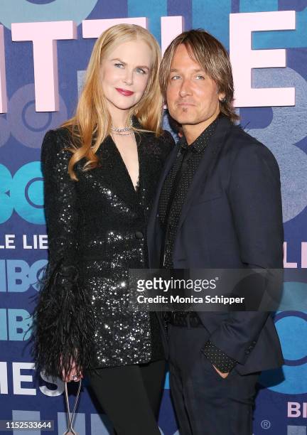 Nicole Kidman and Keith Urban attend the "Big Little Lies" Season 2 Premiere at Jazz at Lincoln Center on May 29, 2019 in New York City.
