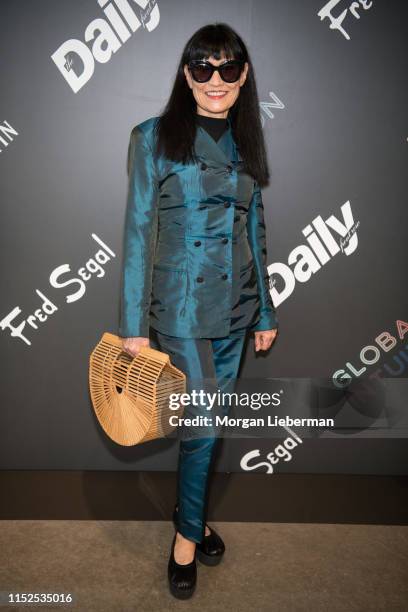 Nancye Ferguson arrives at the launch event of Global Intuition Collection at Fred Segal on May 29, 2019 in Los Angeles, California.