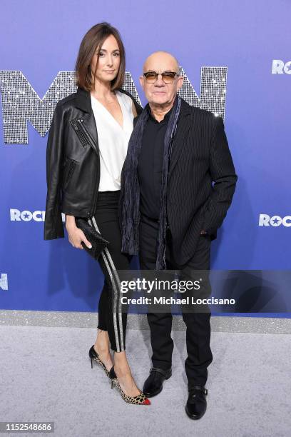 Bernie Taupin and wife Heather Lynn Hodgins Kidd attend the New York premiere of "Rocketman" at Alice Tully Hall on May 29, 2019 in New York City.