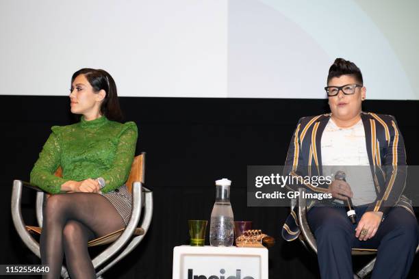 Actors Mishel Prada and Ser Anzoategui attend 2019 Inside Out LGBT Film Festival - Screening Of "Vida" at TIFF Bell Lightbox on May 29, 2019 in...