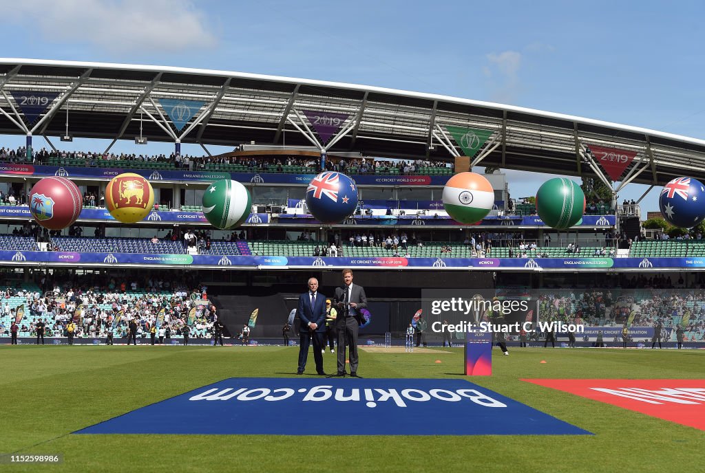 The Duke Of Sussex Attends The Opening Match Of The ICC Cricket World Cup