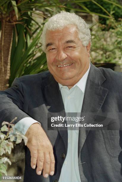 Italian chef and restaurateur Antonio Carluccio attends the BBC 2 Autumn Schedule television press launch in London in August 1996.