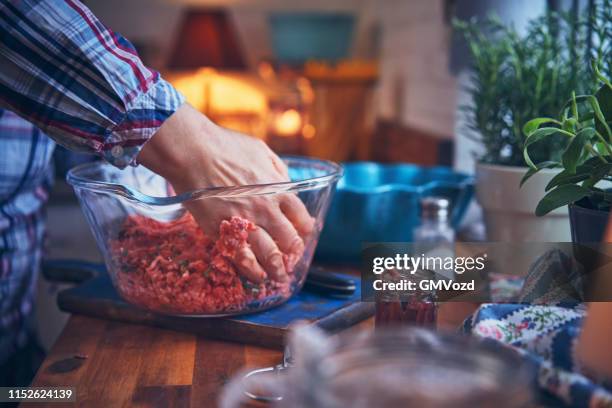 preparing british scotch eggs - scotch egg stock pictures, royalty-free photos & images