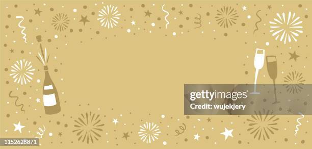 new year's eve background - eve party stock illustrations
