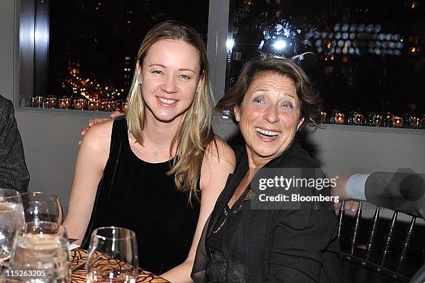 Anna Nikolayevsky Benton, chief investment officer at Axel Capital Management LLC, left and her mother Elina Nikolayevsky sit for a photograph at the...