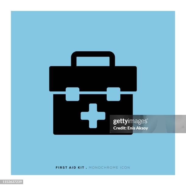 first aid kit icon - plastering services stock illustrations