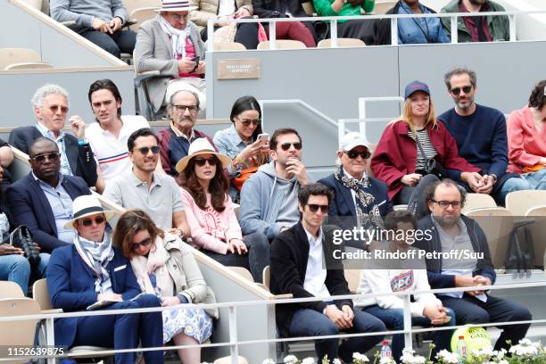 Jeremie Elkaim, Samir Boitard, Louise Monot, Nelson Monfort, Alain-Fabien Delon, Gerard Hernandez, Charlie Bruneau and Jean-Baptiste Pouilloux attend...