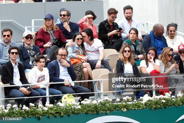 Jeremie Elkaim, Victoria Olloqui, Hortense d'Estev, Capucine Anav, Alain-Fabien Delon, Charlie Bruneau and Jean-Baptiste Pouilloux attend the 2019...