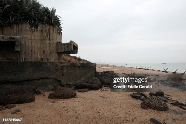 kinmen island in taiwan - military bunker stock pictures, royalty-free photos & images