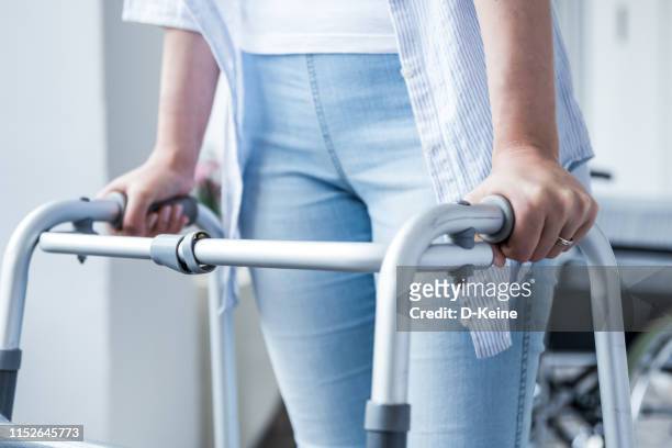 walker - walking frame stock pictures, royalty-free photos & images