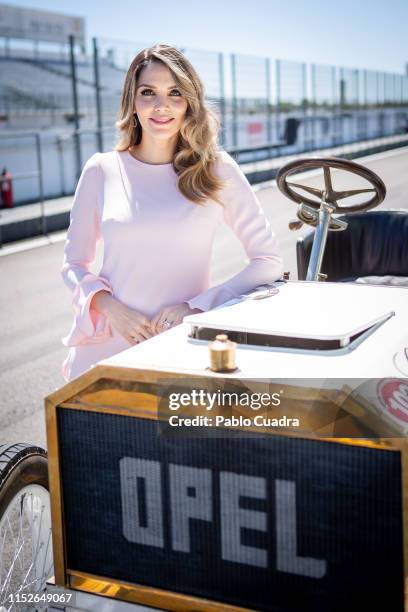 ZMADRID, SPAIN Venezuelan model Rosanna Zanetti attends the 120th Opel anniversary event at Jarama racetrack on May 30, 2019 in Madrid, Spain.