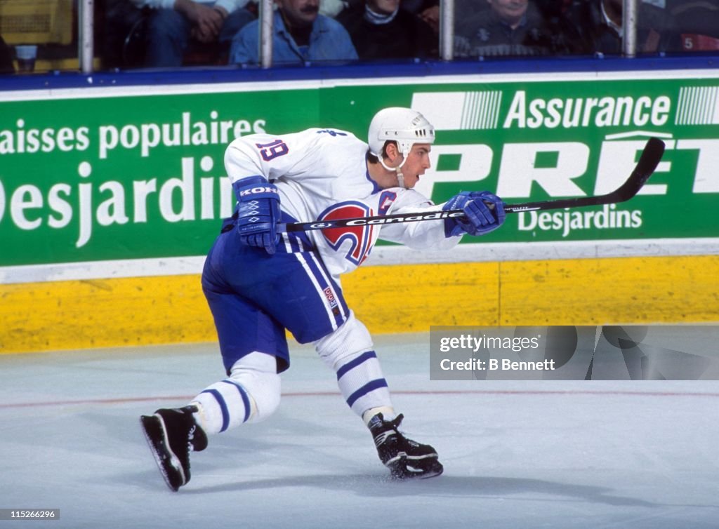 Boston Bruins v Quebec Nordiques