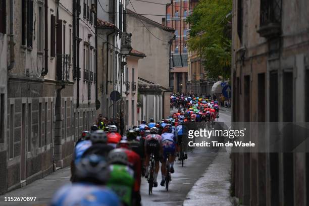Vittorio Veneto City / Peloton / uring the 102nd Giro d'Italia 2019, Stage 18 a 222km stage from Valdaora to Santa Maria di Sala Tour of Italy /...