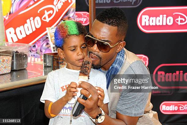 Actor Bill Bellamy and son Baron Bellamy attend the 5th Annual Kidstock To Benefit One Voice Scholars Program sponsored by Hudson Jeans at Greystone...