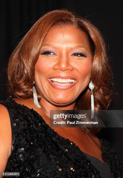 Queen Latifah attends the 2011 New Jersey Hall of Fame Induction Ceremony at the New Jersey Performing Arts Center on June 5, 2011 in Newark, New...