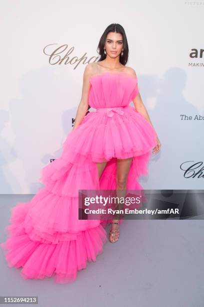 Kendall Jenner attends the amfAR Cannes Gala 2019 at Hotel du Cap-Eden-Roc on May 23, 2019 in Cap d'Antibes, France.