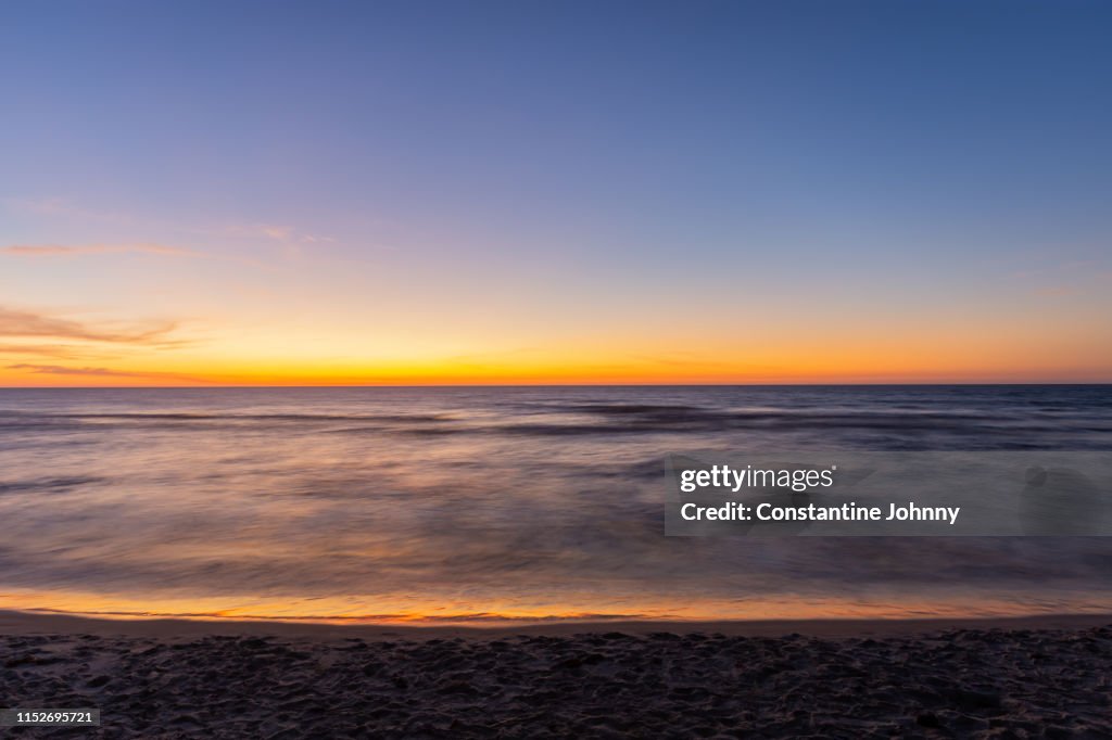Beach Sunset Background