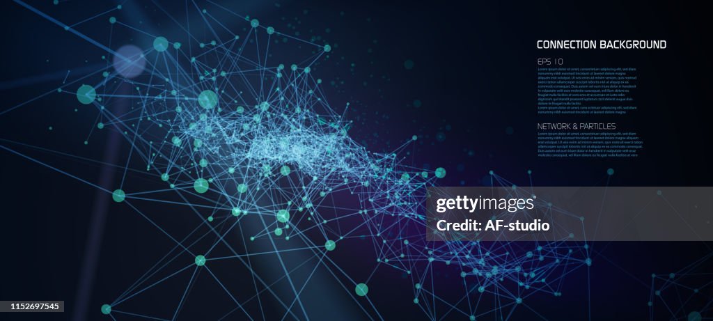 Network Background Illustration Abstract Network Background High-Res Vector Graphic - Getty Images