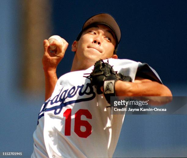 Hideo Nomo starts and DOMINATES 1995 All-Star Game! (Tosses 2 scoreless  with 3 Ks) 