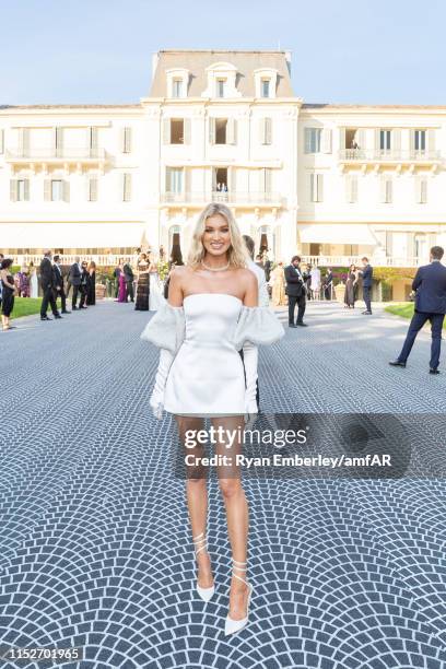 Elsa Hosk attends the amfAR Cannes Gala 2019 at Hotel du Cap-Eden-Roc on May 23, 2019 in Cap d'Antibes, France.