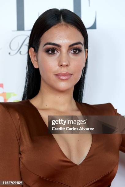 Model Georgina Rodriguez attends ELLE Charity Gala 2019 to raise funds for cancer at Intercontinental Hotel on May 30, 2019 in Madrid, Spain.