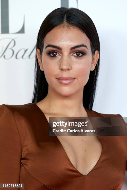 Model Georgina Rodriguez attends ELLE Charity Gala 2019 to raise funds for cancer at Intercontinental Hotel on May 30, 2019 in Madrid, Spain.