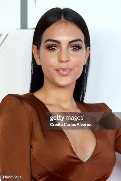 Model Georgina Rodriguez attends ELLE Charity Gala 2019 to raise funds for cancer at Intercontinental Hotel on May 30, 2019 in Madrid, Spain.