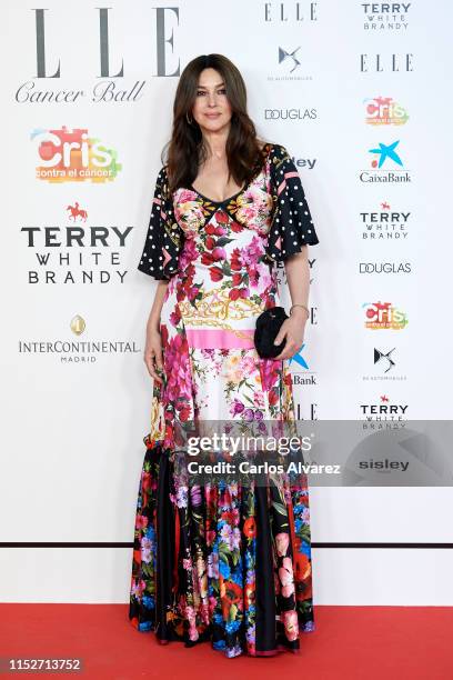 Monica Bellucci attends ELLE Charity Gala 2019 to raise funds for cancer at Intercontinental Hotel on May 30, 2019 in Madrid, Spain.