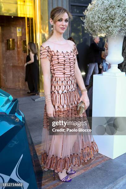 Actress Marta Hazas arrives at ELLE Charity Gala 2019 to raise funds for cancer at Intercontinental Hotel on May 30, 2019 in Madrid, Spain.