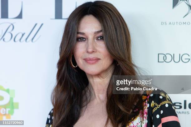Actress Monica Bellucci attends ELLE Charity Gala 2019 to raise funds for cancer at Intercontinental Hotel on May 30, 2019 in Madrid, Spain.