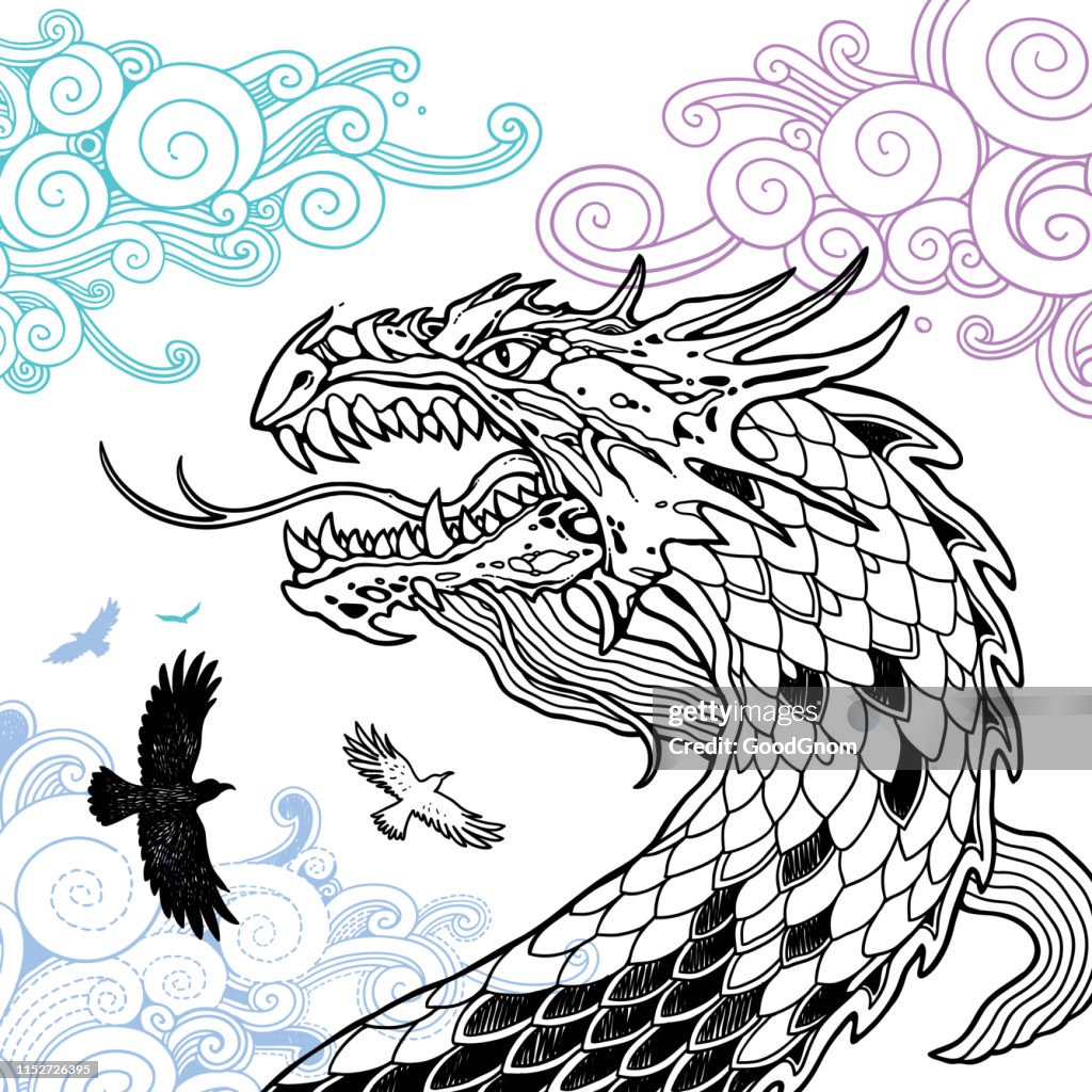 Dragon doodle