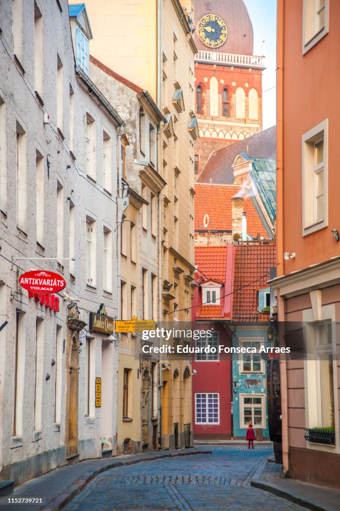 Riga Cathedral and Alley