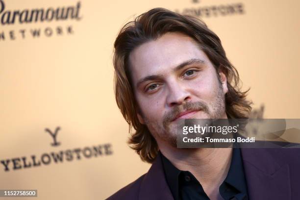 Luke Grimes attends the Premiere Party For Paramount Network's "Yellowstone" Season 2 at Lombardi House on May 30, 2019 in Los Angeles, California.