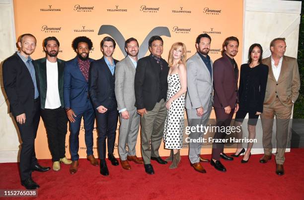 Jefferson White, Ryan Bingham, Denim Richards, Wes Bentley, Ian Bowen, Gil Birmingham, Kelly Reilly, Cole Hauser, Luke Grimes, Kelsey Chow and Kevin...