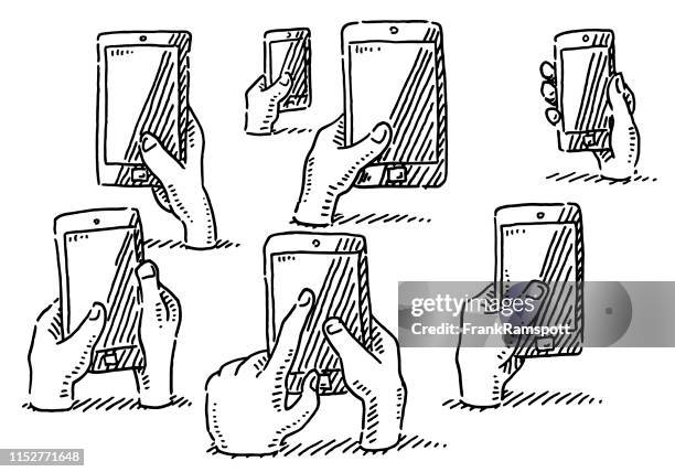 Using Handphone Drawing Hand Phone Drawing Photos and Premium High Res Pictures - Getty Images