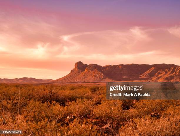 west texas mountains - west texas stock pictures, royalty-free photos & images