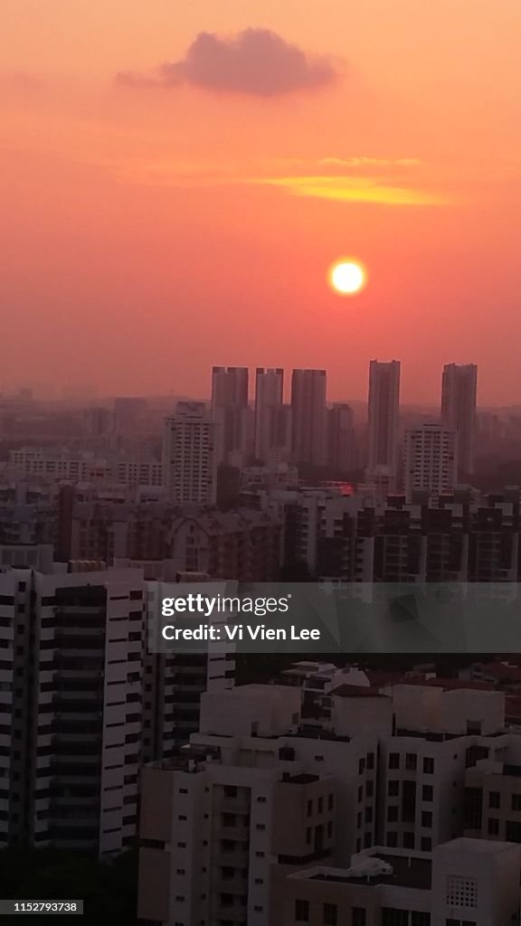 Orange sunset 2