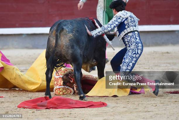 Manuel Escribano attends the 16th Bullfight of the San Isidro Fair at Las Ventas bullring at Las Ventas Bullring on May 30, 2019 in Madrid, Spain.