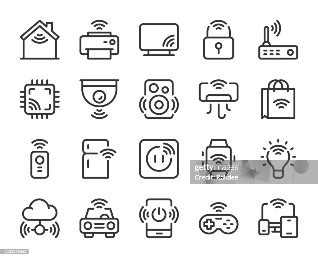 Internet of Things - Line Icons
