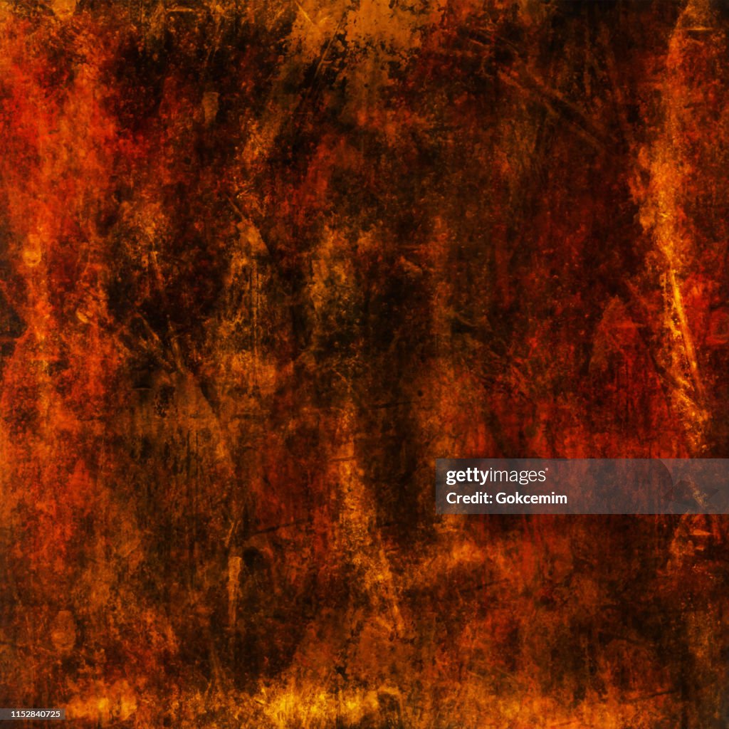 Orange Red And Black Abstract Metallic Wall Texture Grunge Vector Background  High-Res Vector Graphic - Getty Images
