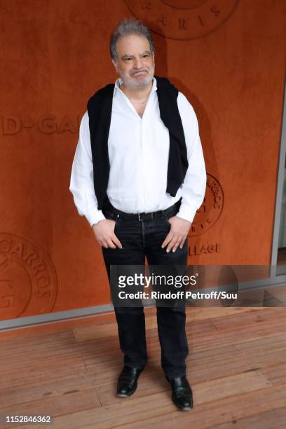 Raphael Mezrahi attends the 2019 French Tennis Open - Day Six at Roland Garros on May 31, 2019 in Paris, France.