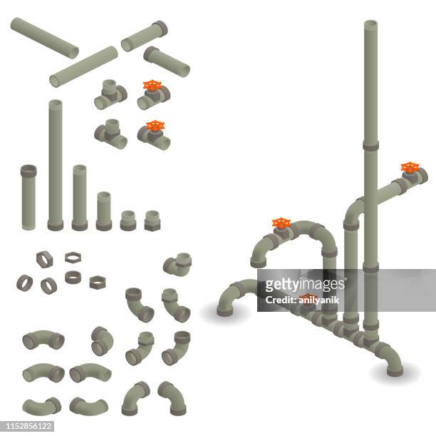 pipes - home organization stock illustrations